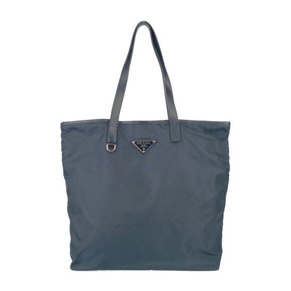 PRADA Navy Leather Shoulder Bag - Picture 1 of 10